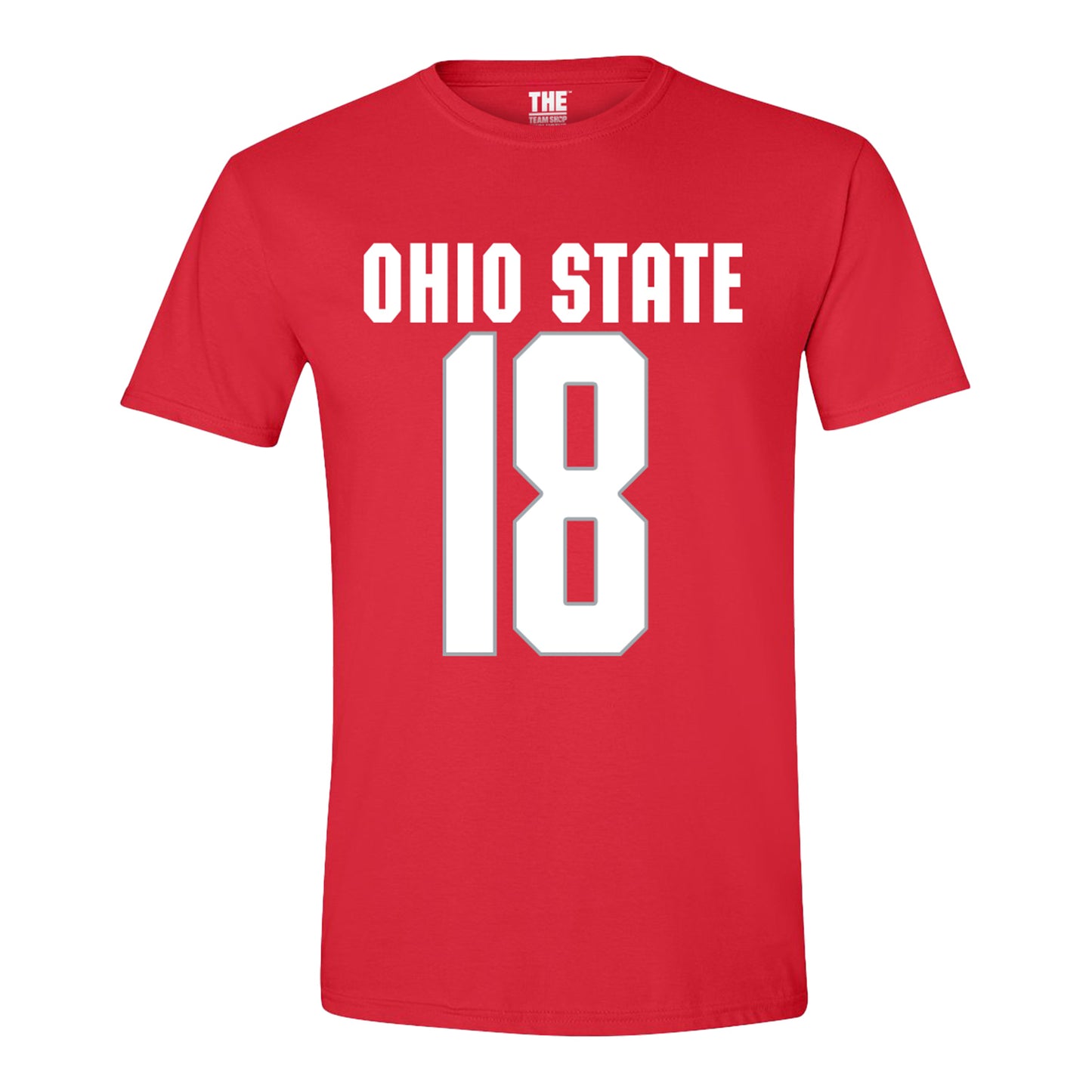 Ohio State Buckeyes Men's Lacrosse Student Athlete #1 Caleb Fyock - Front View