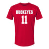 Ohio State Buckeyes Men's Lacrosse Student Athlete #11 Marcus Hudgins - Front View