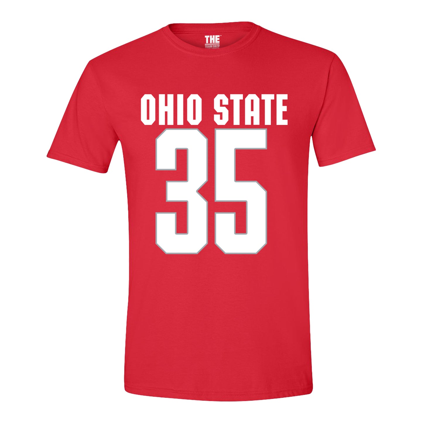 Ohio State Buckeyes Men's Lacrosse Student Athlete #35 Ellis McDonald - Front View