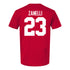 Ohio State Buckeyes Women's Lacrosse Student Athlete #23 Kit Zanelli T-Shirt - Back View
