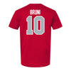 Ohio State Buckeyes Baseball Student Athlete T-Shirt #10 Gavin Bruni - Back View