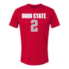 Ohio State Buckeyes Men's Soccer Student Athlete T-Shirt #2 Dyland Onwona-Agyeman - Front View