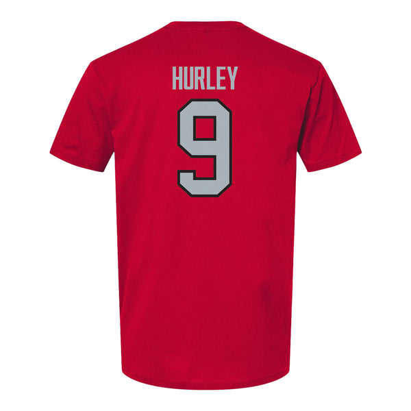 Ohio State Buckeyes Men's Volleyball Student Athlete T-Shirt #9 Daniel Hurley - Back View