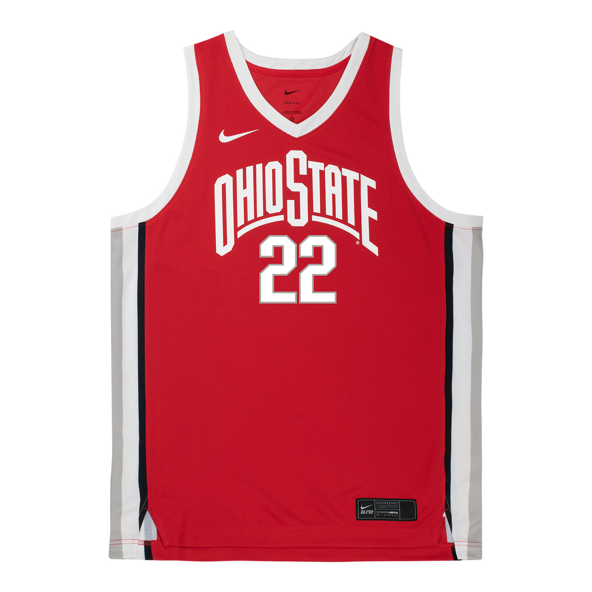 Ohio State Buckeyes Nike Women's Basketball Student Athlete #22 Jaloni Cambridge Scarlet Jersey