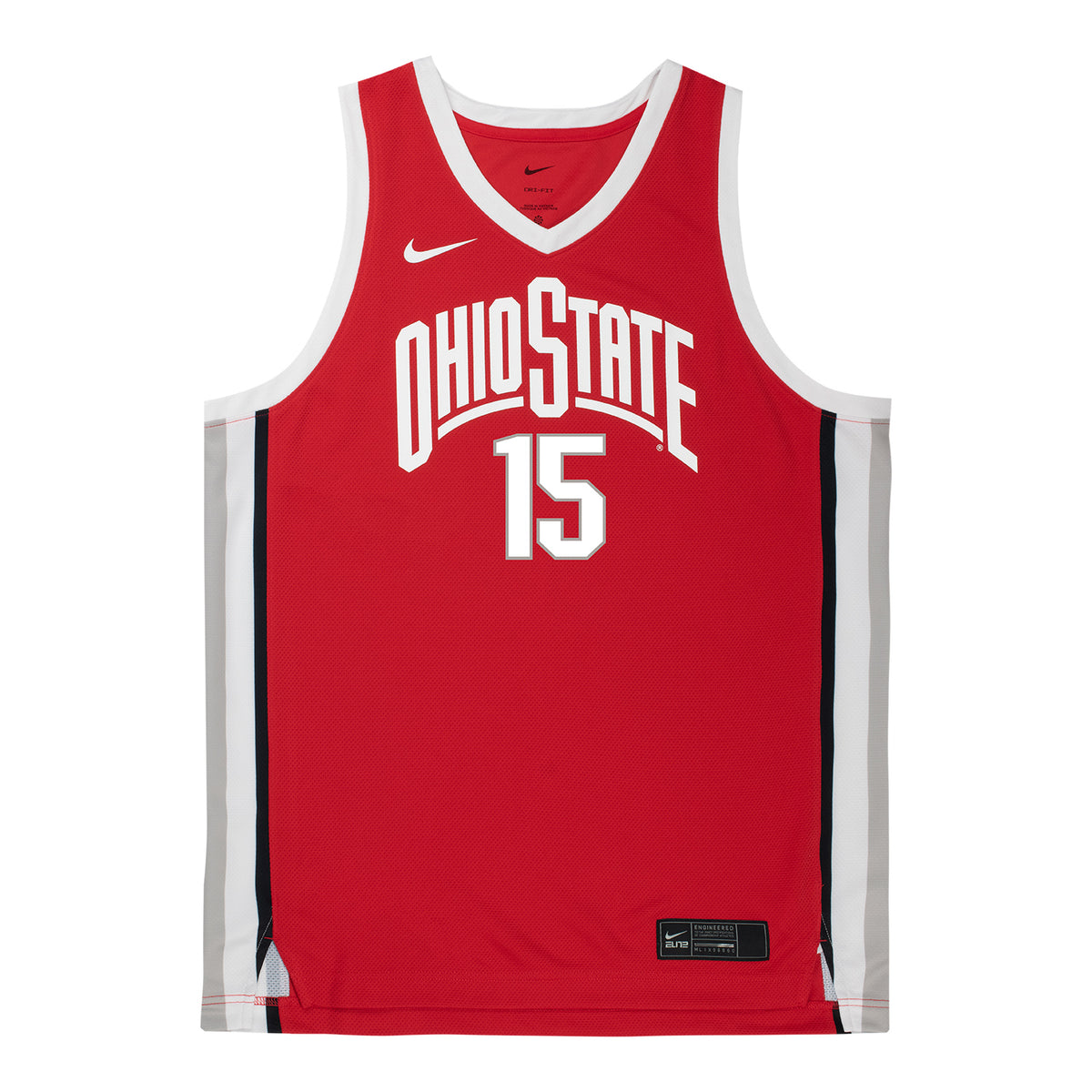 Ohio State Buckeyes Nike Women's Basketball Student Athlete #15 Seini Henry Scarlet Jersey