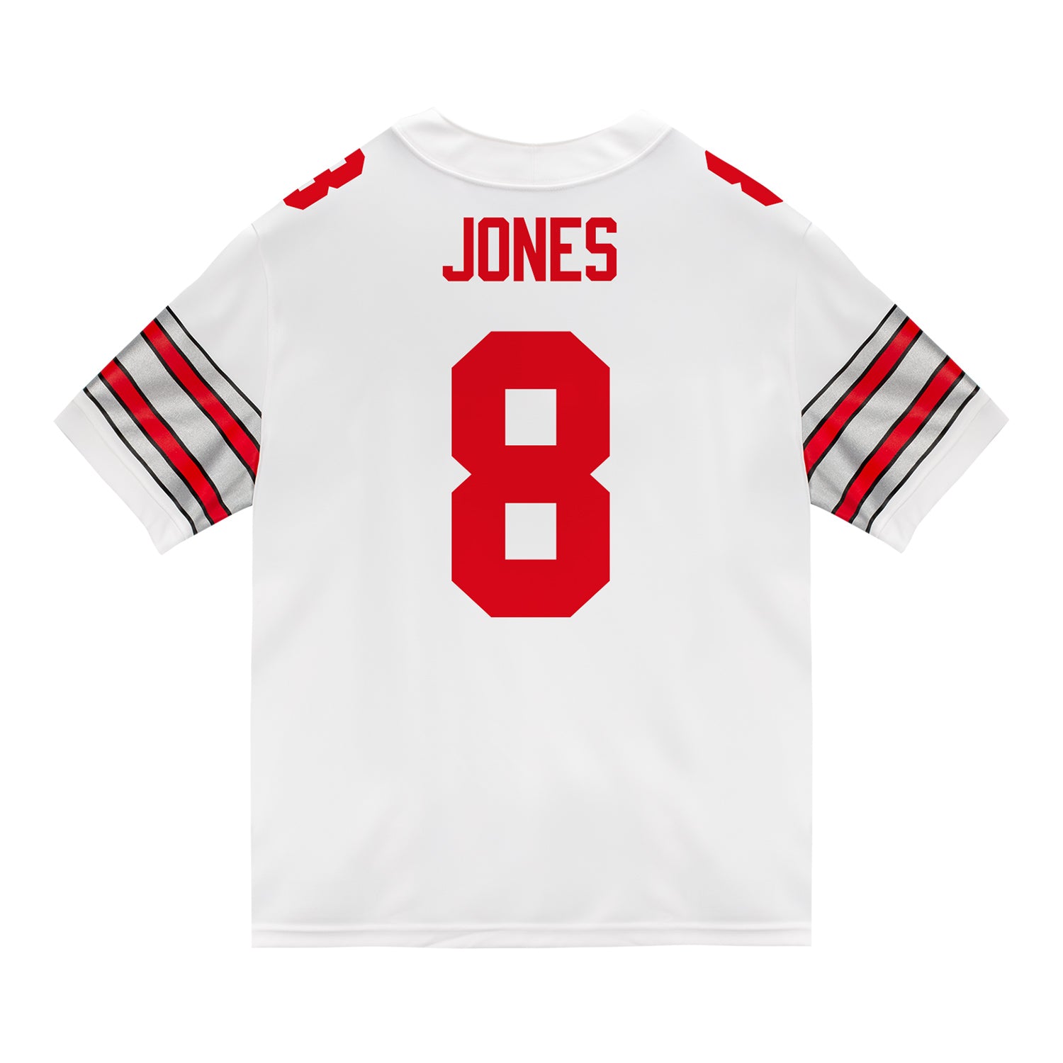 バルト です、Football Jersey White S Ohio State Buckeyes Nike #8 De'Zie Jones Student Athlete White