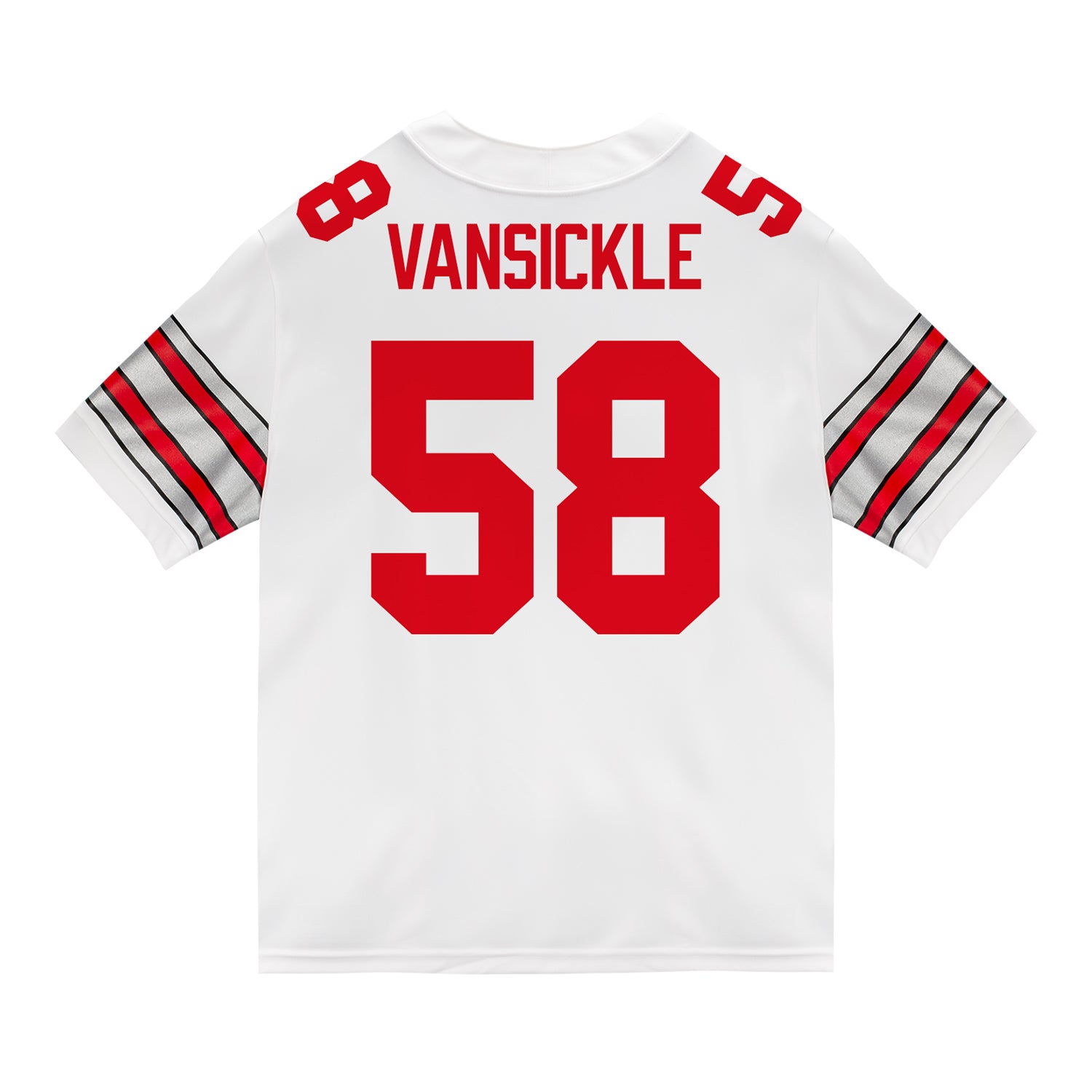 Ohio State Buckeyes Nike #58 Gabe VanSickle Student Athlete White