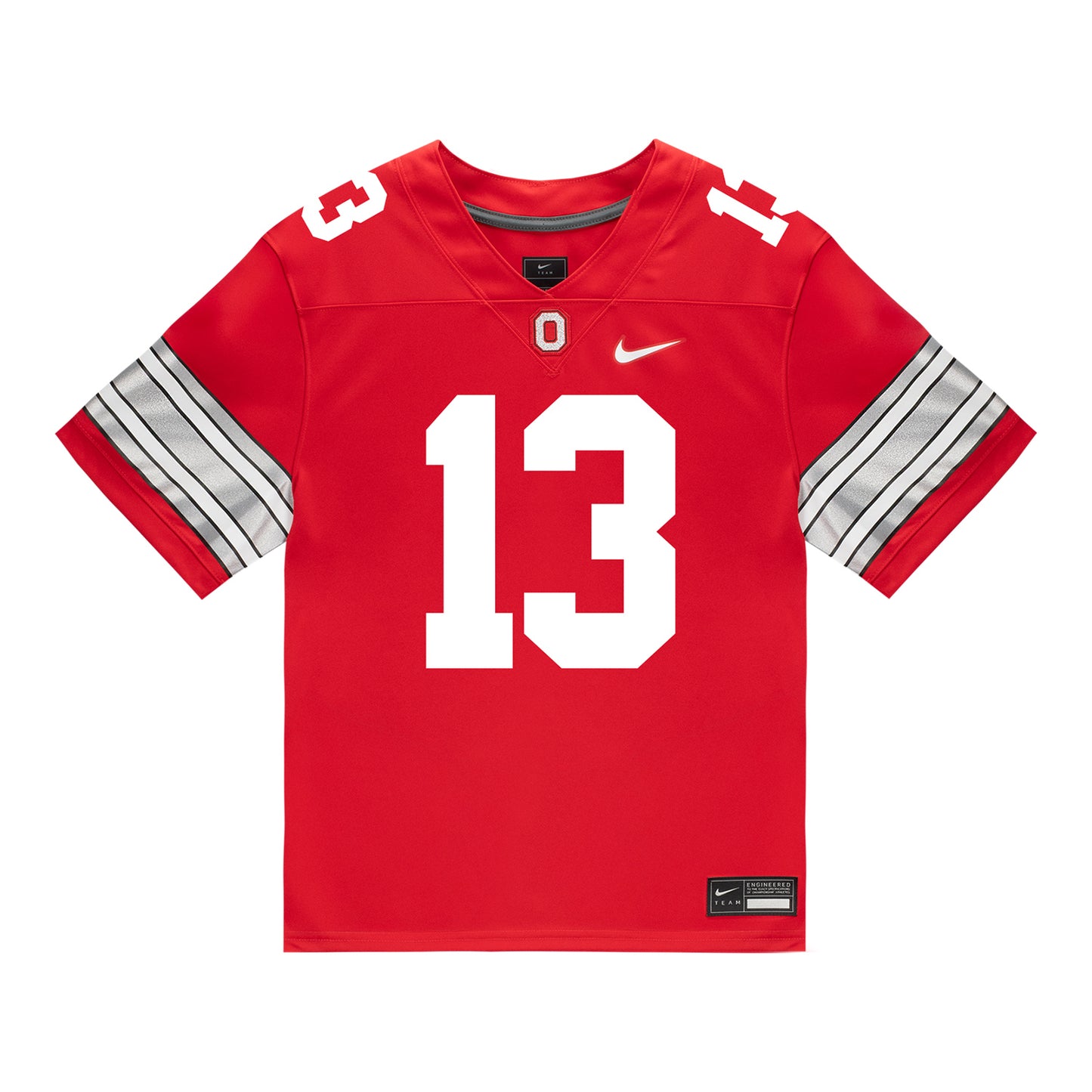 Ohio State Buckeyes Nike #13 Luke Fahey Student Athlete Scarlet Football Jersey