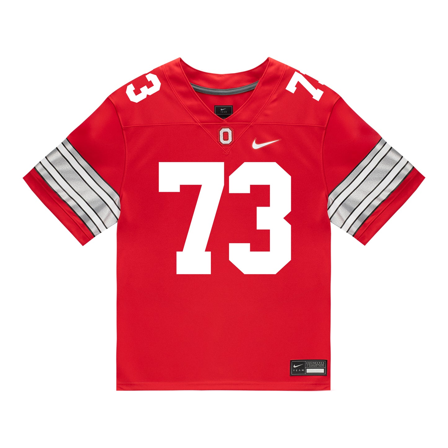 Ohio State Buckeyes Nike #73 Vasean Washington Student Athlete Scarlet Football Jersey