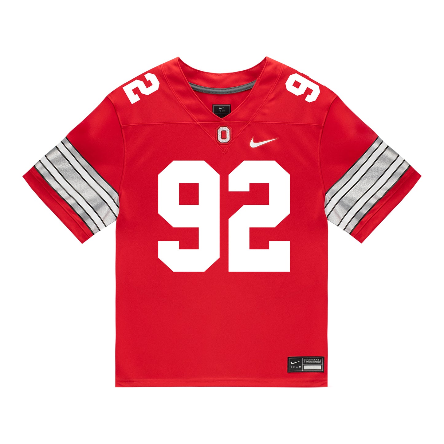 Ohio State Buckeyes Nike #92 Cooper Peterson Student Athlete Scarlet Football Jersey