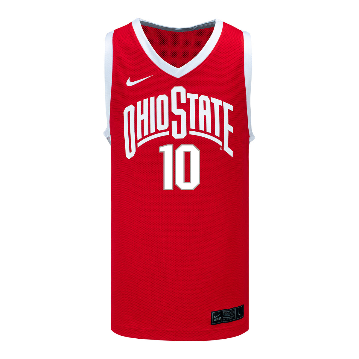 Ohio State Buckeyes #10 Justin Pippen Student Athlete Basketball Jersey