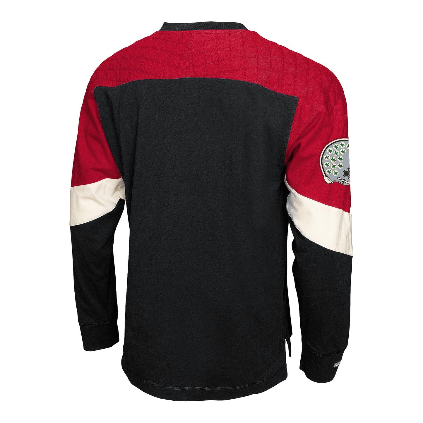 Ohio State Buckeyes Heavy Raglan Long Sleeve T-Shirt - Back View