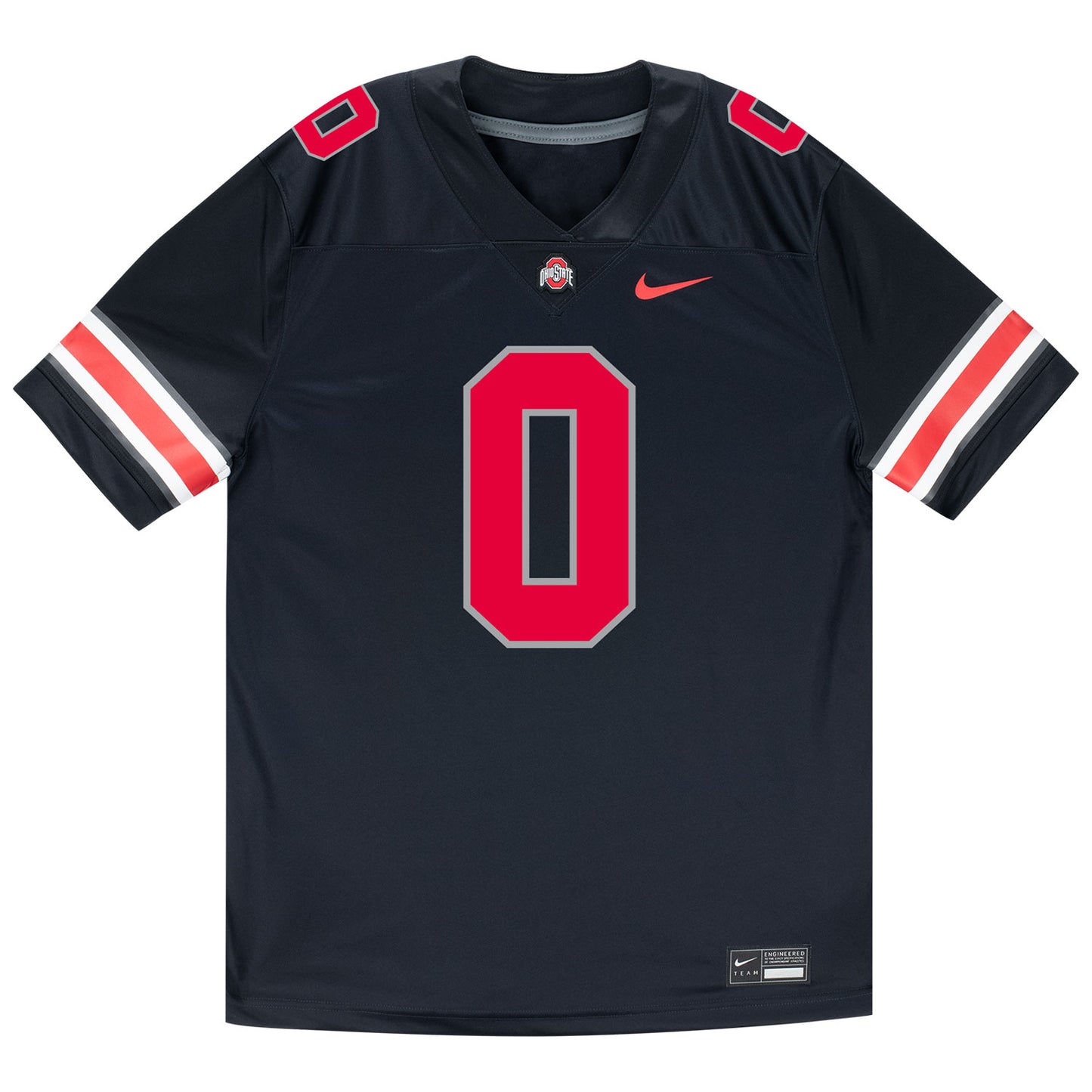 Ohio State Buckeyes Nike #0 Sonny Styles Student Athlete Black Football Jersey - Front View