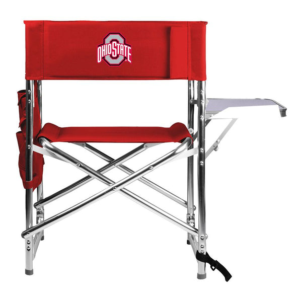 Ohio State Buckeyes Scarlet Sports Chair - Front View