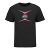 Ohio State Men's Gymnastics Max Olinger Student Athlete T-Shirt In Black - Front View