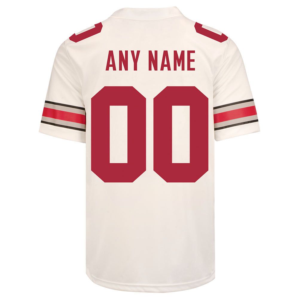 Adult Ohio State Buckeyes Personalized White Game Jersey Shop OSU Buckeyes