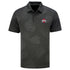 Ohio State Buckeyes Pam Coast Delray Frond Polo in Gray - Front View