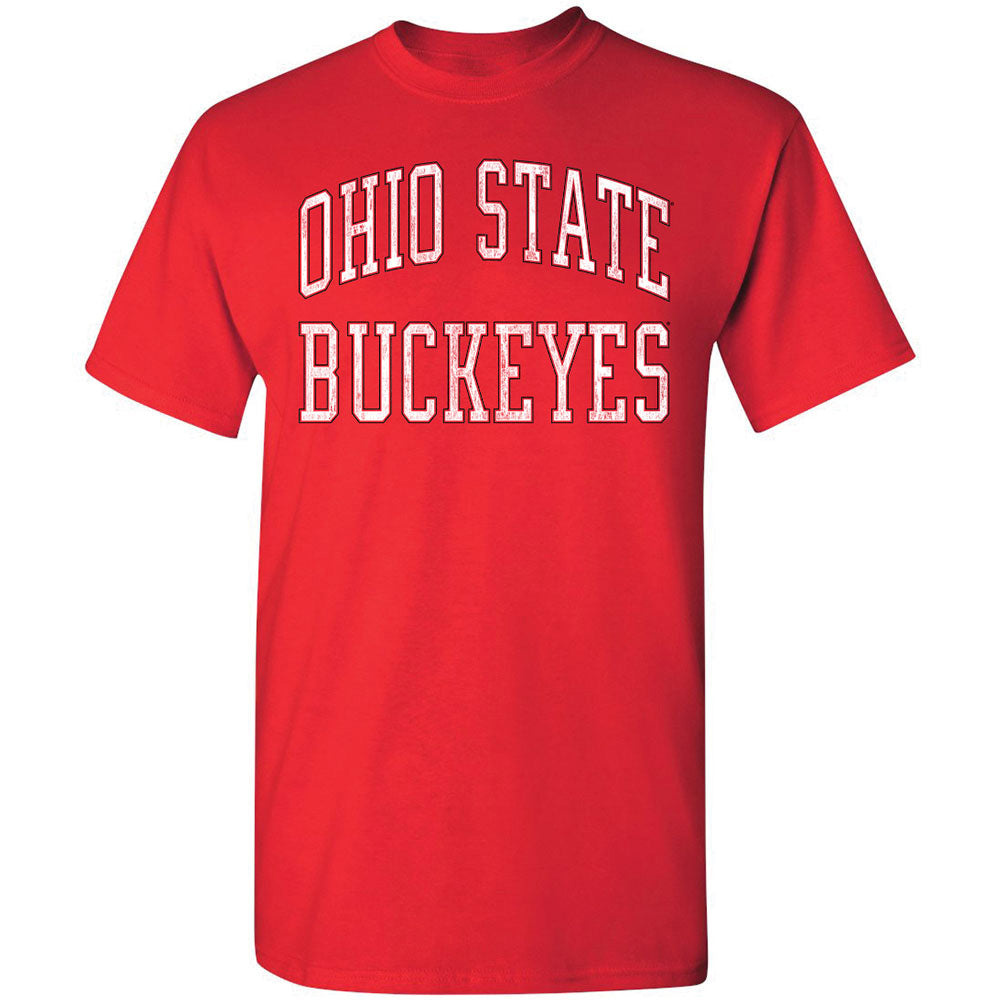 THE⢠Branded Ohio State Buckeyes Arch Red Tee - Front View