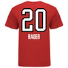 Ohio State Volleyball Student Athlete T-Shirt #20 Rylee Rader in Scarlet - Back View
