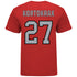 Ohio State Softball Student Athlete T-Shirt #27 Kami Kortokrax in Scarlet - Back View