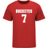 Ohio State Buckeyes Women's Lacrosse Student Athlete #7 Jamie Lasda T-Shirt - Front View