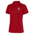 Ladies Ohio State Buckeyes Tribute Alumni Polo - In Scarlet - Front View