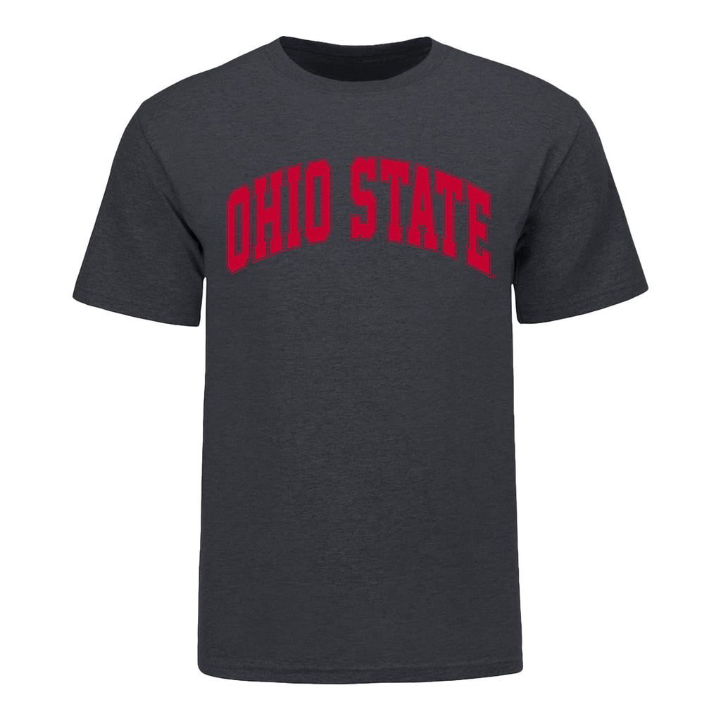 THE® Branded Ohio State Buckeyes Identity Arch Heather Gray Tee | Shop ...