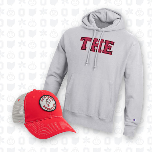 Buckeye Nation Days Gray Hoodie and Hat