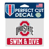 Ohio State Swim & Dive 4" x 5" Decal