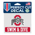 Ohio State Swim & Dive 4" x 5" Decal - Front View