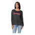 Ladies Ohio State Buckeyes Groovy Tunic - In Black - Front View