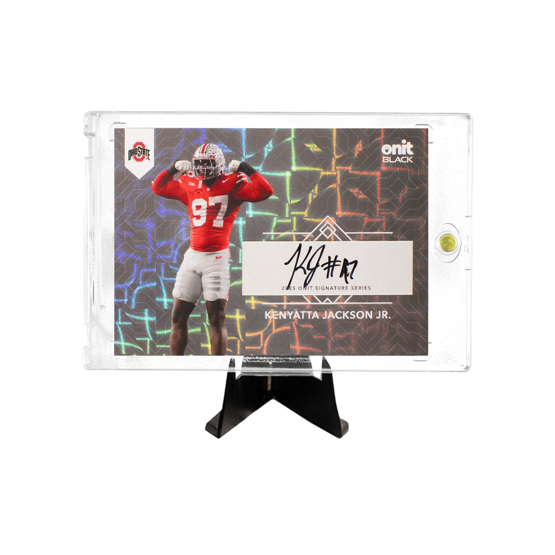 ONIT Black Series 2025 Ohio State Football Ultra Edition - Kenyatta Jackson Jr Signature