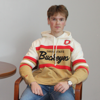 Ohio State Buckeyes Mitchell & Ness Head Coach Pullover Sweatshirt