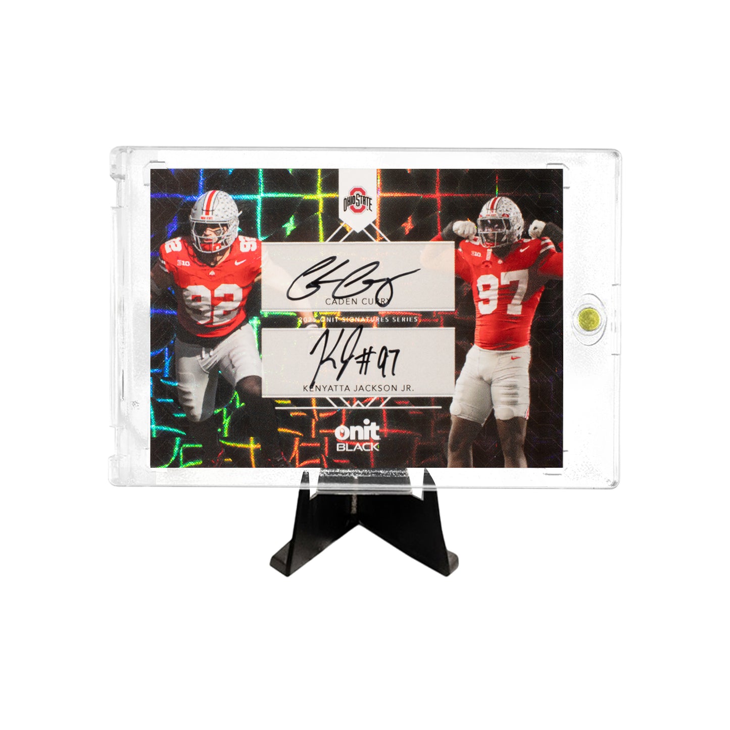 ONIT Black Series 2025 Ohio State Football Ultra Edition -  Caden Curry and Kenyatta Jackson Jr Signatures