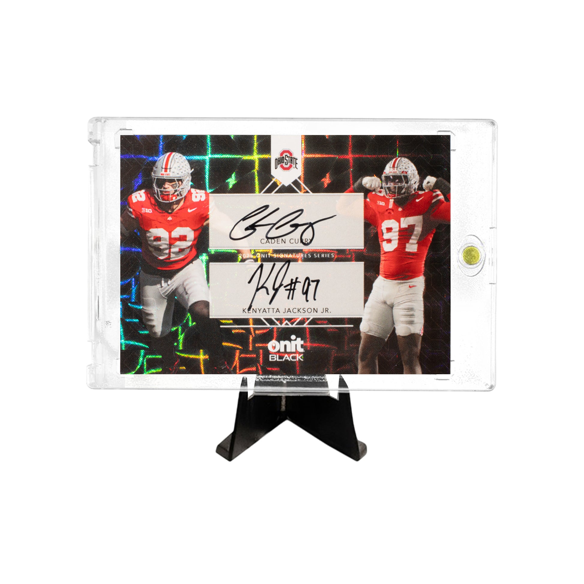 ONIT Black Series 2025 Ohio State Football Ultra Edition -  Caden Curry and Kenyatta Jackson Jr Signatures