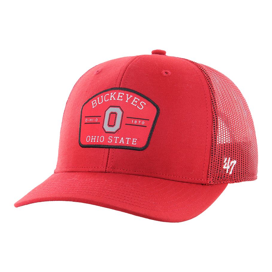 Women's '47 Pink Ohio State Buckeyes Mist Clean Up Adjustable Hat