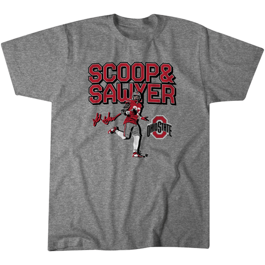 Ohio State Buckeyes Breaking T NIL "Scoop & Sawyer"  T-Shirt