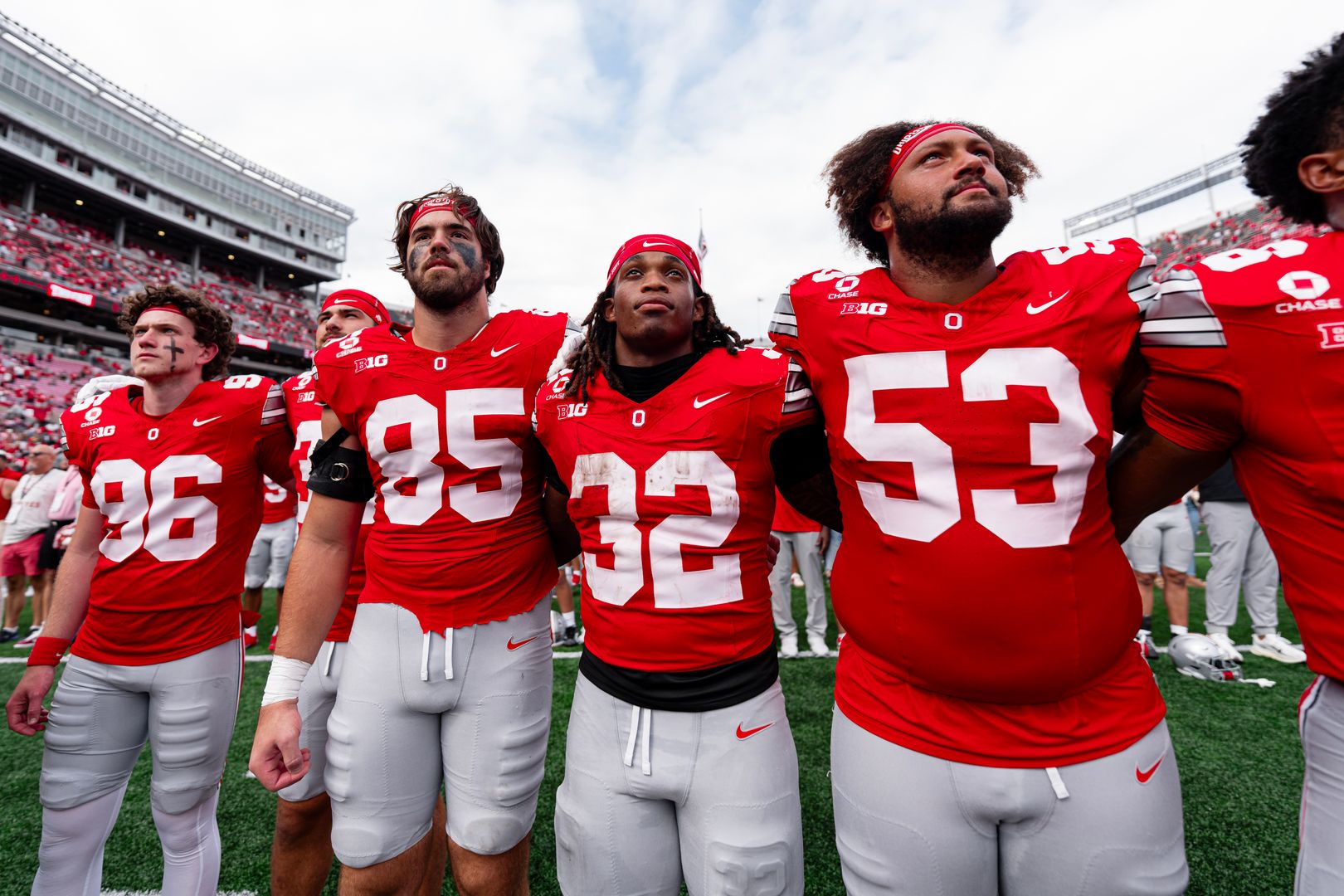 Ohio State Buckeyes Nike #56 Nate Riegle Student Athlete Scarlet