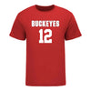 Ohio State Buckeyes Men's Lacrosse Student Athlete #12 Caton Johnson T-Shirt