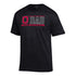 Ohio State Buckeyes Champion Dad Black T-Shirt - Front View