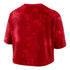 Ladies Ohio State Buckeyes Nike Primary Crop T-Shirt - In Scarlet - Back View