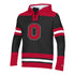 Ohio State Buckeyes Super Fan Hockey Big Logo Hooded Sweatshirt - Front View