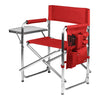 Ohio State Buckeyes Scarlet Sports Chair - Angled Left View