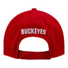 Ohio State Buckeyes The League Scarlet Adjustable Hat - Back View