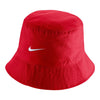 Ohio State Buckeyes Nike Primary Logo Core Bucket Hat in Scarlet - Back View