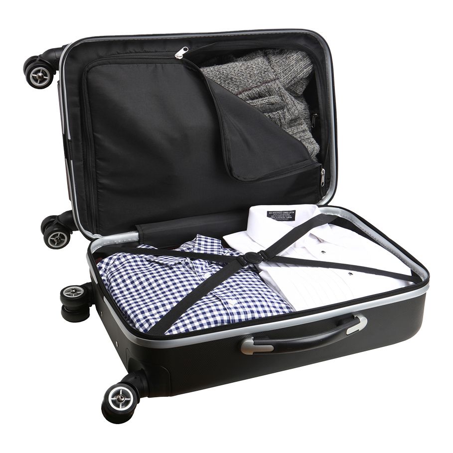 Ohio State 20" Carry On Hardcase Spinner Luggage - Inside View