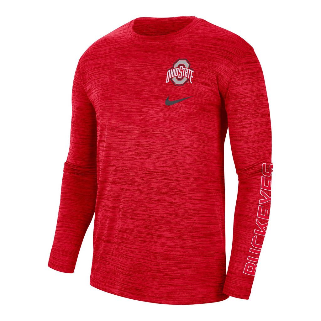 Ohio State Buckeyes Nike Velocity Legend Red Long Sleeve Shirt | Shop ...