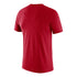 Ohio State Buckeyes Nike Tri Old School Red T-Shirt in Red - Back View