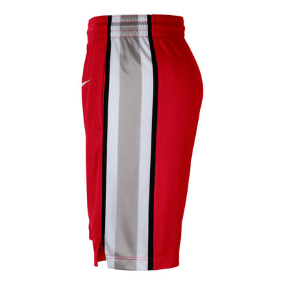 Ohio State Buckeyes Nike Replica Basketball Road Shorts - Left View