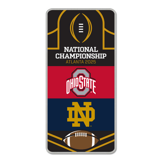 Ohio State Buckeyes Head to Head National Championship Hatpin - Front View